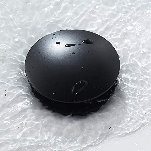 VOTON Bathroom Sink Drain without Overflow Vessel Sink Lavatory Vanity Pop Up Drain Stopper Matte Black - Image 4