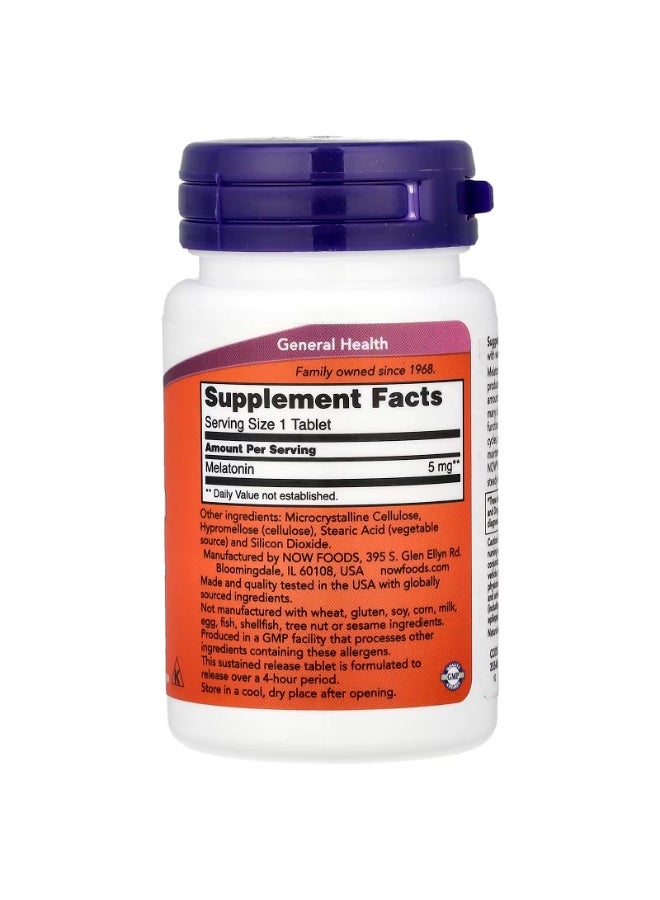now Melatonin, 5 mg, 120 Tablets - Image 2