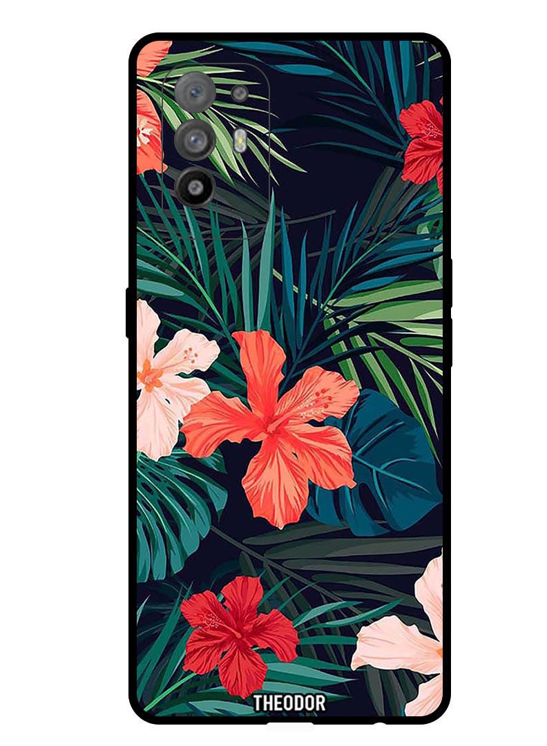 Theodor Protective Case Anti ScratchShockproof Cover For OPPO A95 5G Flowers (2) - Image 1