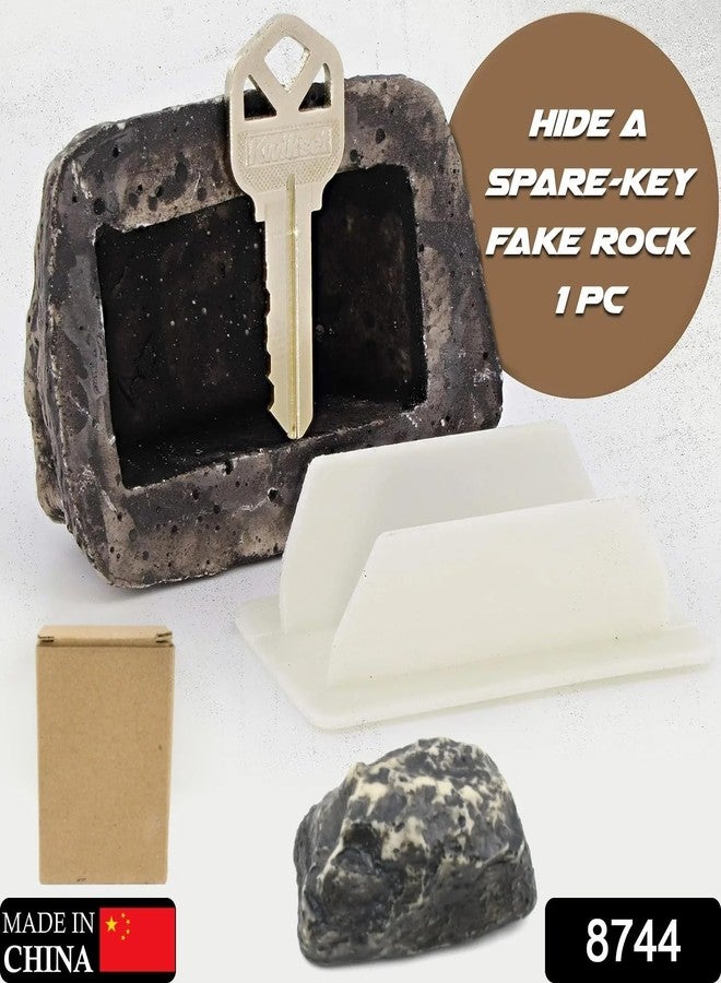 Red Champion Key Rock Hider Outdoor, Fake Rock Key Hider, Weatherproof and Safe Rock Key Hider for Spare Keys, Look and Feel Likes Real Stone for Outdoor Yard Garden Geocaching in Plain Sight - Image 3