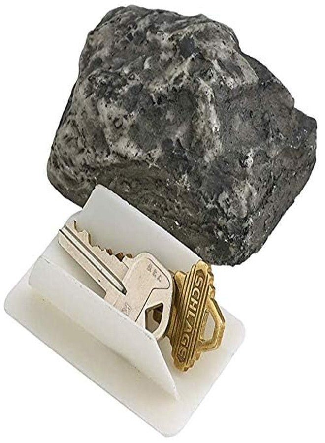 Red Champion Key Rock Hider Outdoor, Fake Rock Key Hider, Weatherproof and Safe Rock Key Hider for Spare Keys, Look and Feel Likes Real Stone for Outdoor Yard Garden Geocaching in Plain Sight - Image 1