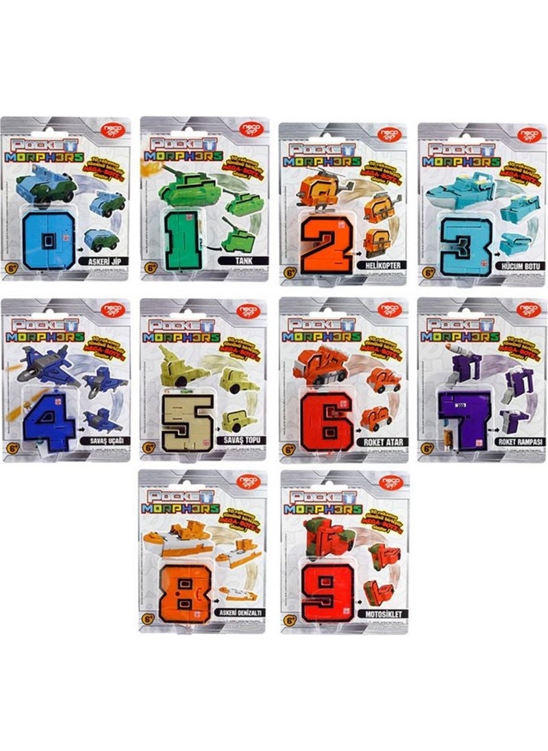 Pocket Morphers - Transforming Numbers Set of 10 - Image 1
