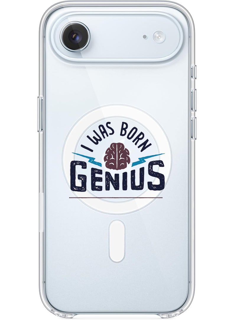 Theodor Magnetic Case for Apple iPhone 17 Air Compatible with MagSafe Wireless Charging, Shockproof Phone Bumper Cover - Born Genius - Image 1