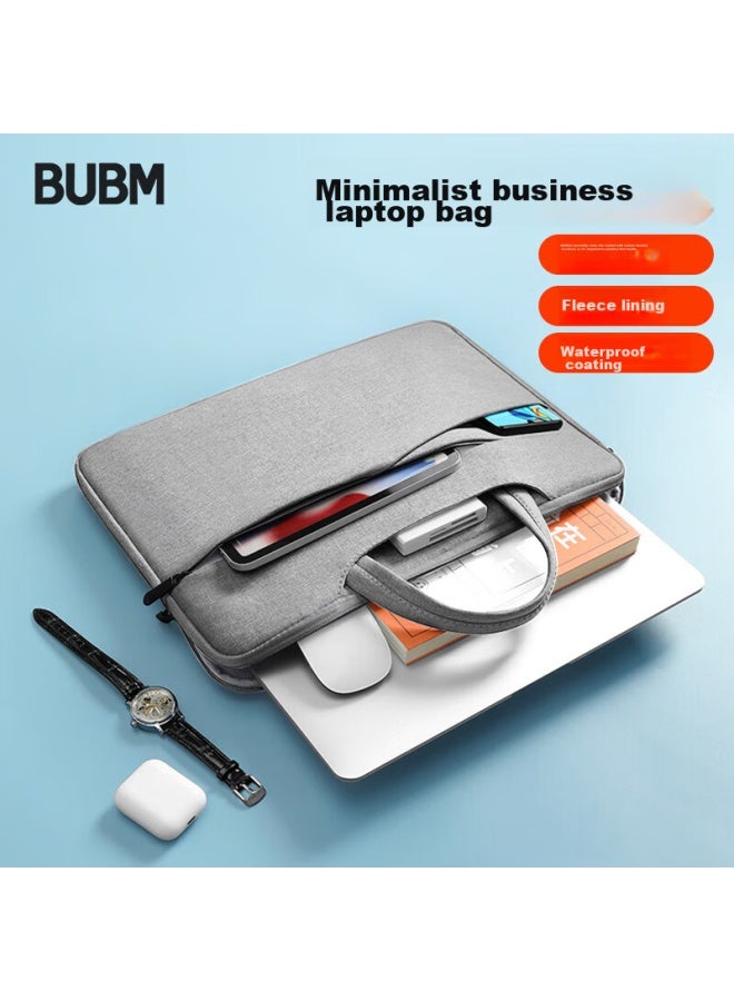 بابم Bubm حقيبة كمبيوتر محمول مقاس 13.3 بوصة لأبل وشاومي ولينوفو، وغطاء الأعمال المحمول للنساء والرجال، متوافق مع Asus وDell - Image 1