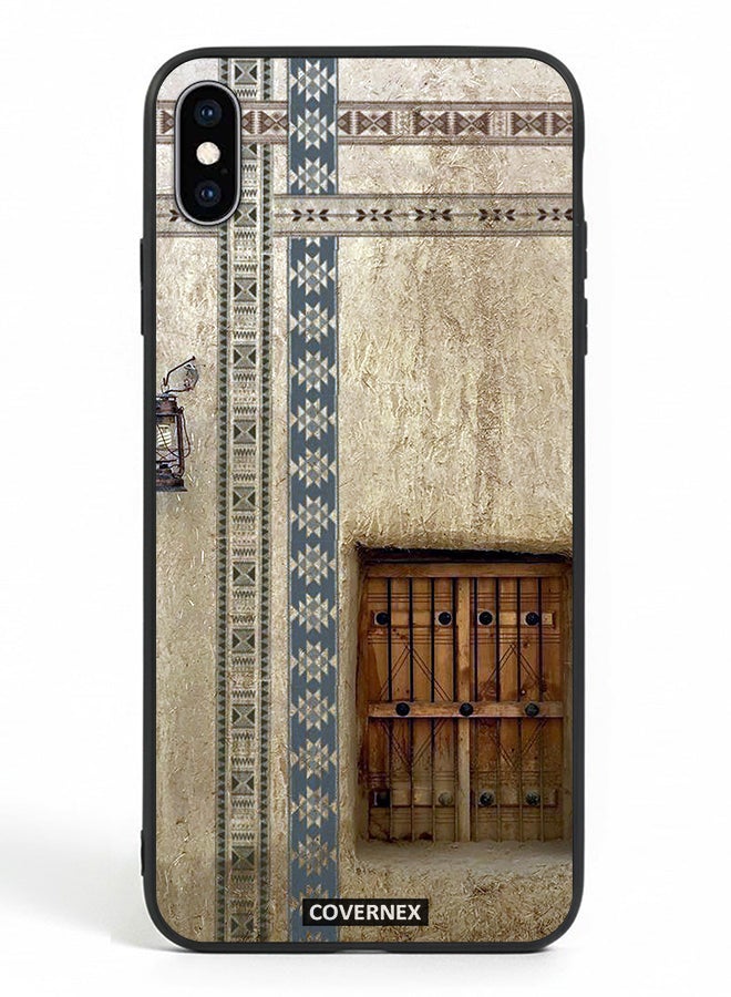 Covernex Apple iPhone Xs Max Protective Case Cover Printed Featuring Traditional Mud Architecture - Image 2