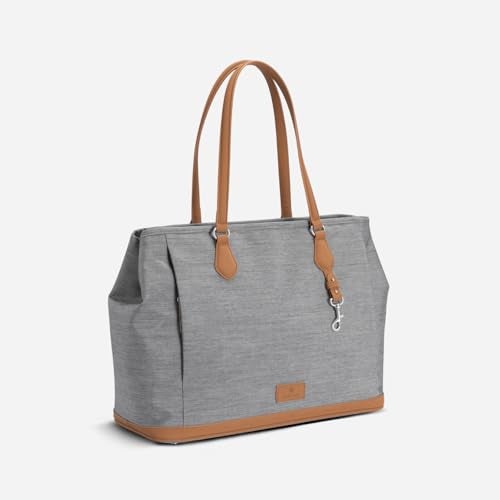 Nordace Siena Pro Tote Plus - Spacious 15 Inch Laptop Work Tote Bag for Everyday & Travel (Gray) - Image 3
