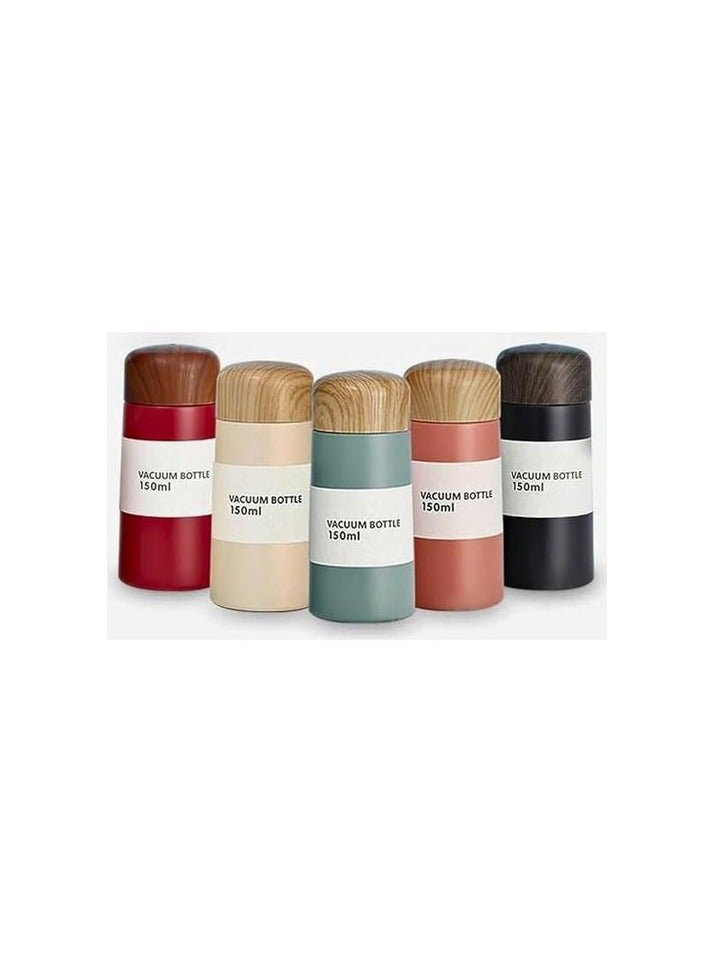 High Quality Stainless Steel Mini Water Cup With Wooden Design (white, 150ml) - Image 4