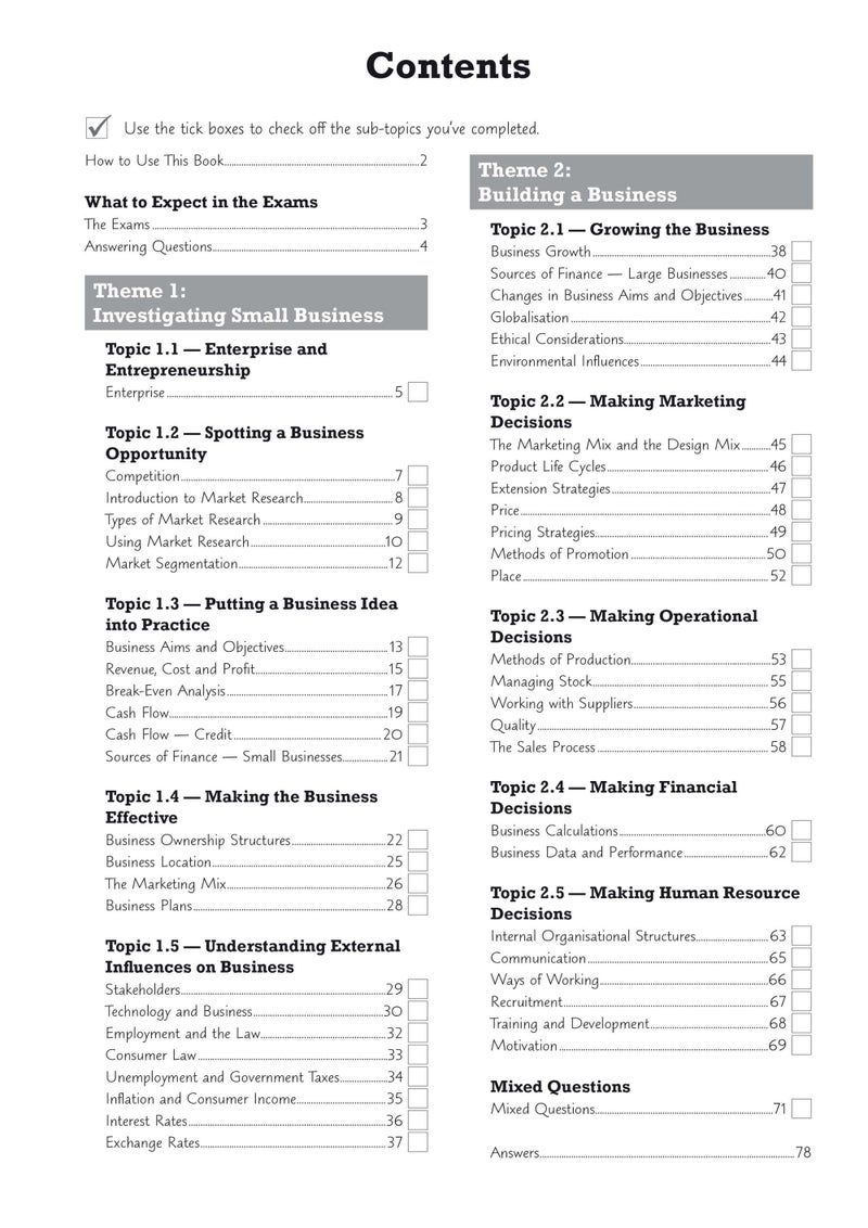 GCSE Business Edexcel Exam Practice Workbook (includes Answers) - Image 2