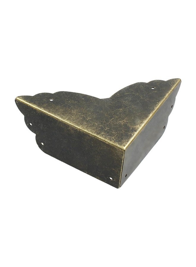 Bivethoi 4 Packs Bronze Box Corner Protectors, Edge Cover Safety Guard Furniture Decorative Metal Table Corner (2.76" x 1.18") - Image 4