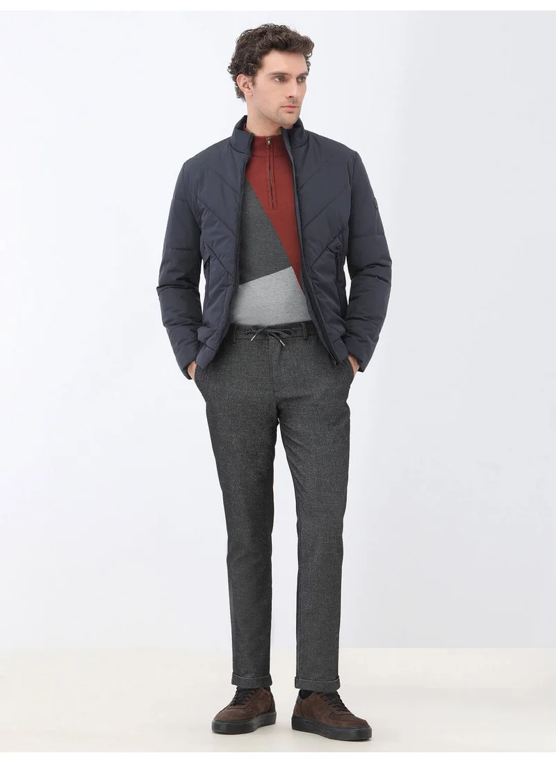 Kip Brick Half Turtleneck Patterned Sweater