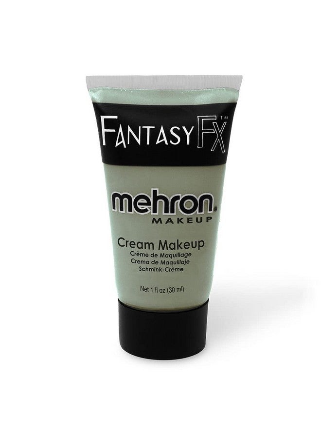 ميهرون كريم مكياج Mehron Makeup Fantasy FX | مكياج هالوين قائم على الماء | طلاء الوجه والجسم من Zombie Flesh للبالغين 1 أونصة سائلة (30 مل) (Zombie Flesh) - Image 1