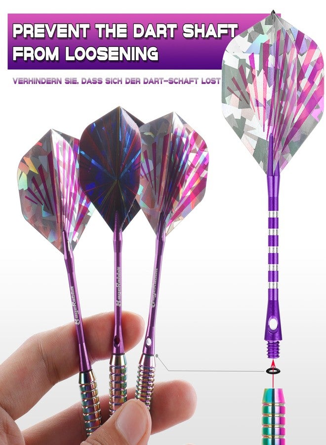 MageRabbit Soft Tip Dart Set, 3 Aluminum Shafts, Professional Darts, 3 Extra Dart Flights, 3 Replacement Plastic Shafts for Electronic Dart Board - Image 4