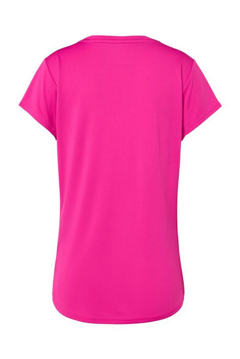 Tchibo تي شيرت تدريب قصير الأكمام للنساء، وردي - Image 3