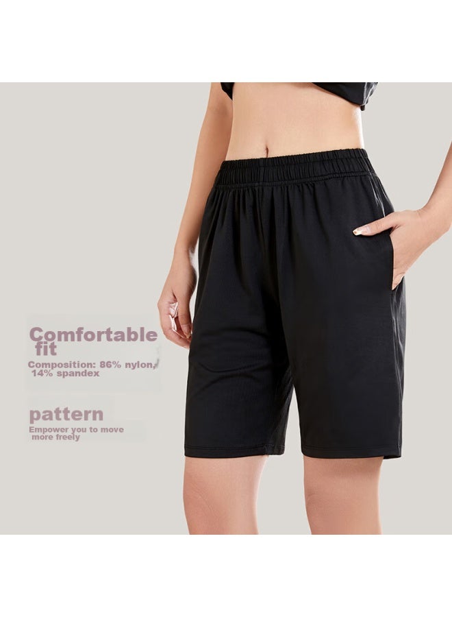 Fandimu Women's Summer Sports Set, Breathable Short-sleeve Running Shorts, Morning Exercise Outfit, Casual Yoga Fitness Cycling Two-piece Set - Image 4