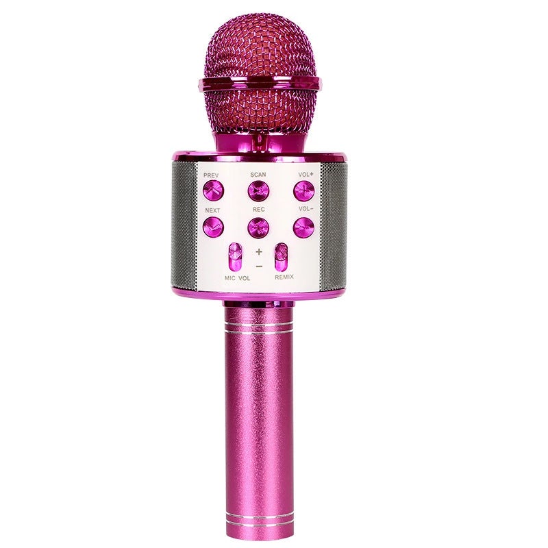 Ws858 Wireless Bluetooth Mobile Phone Karaoke Microphone Treasure Microphone Speaker Ktv Integrated Generation - Image 1