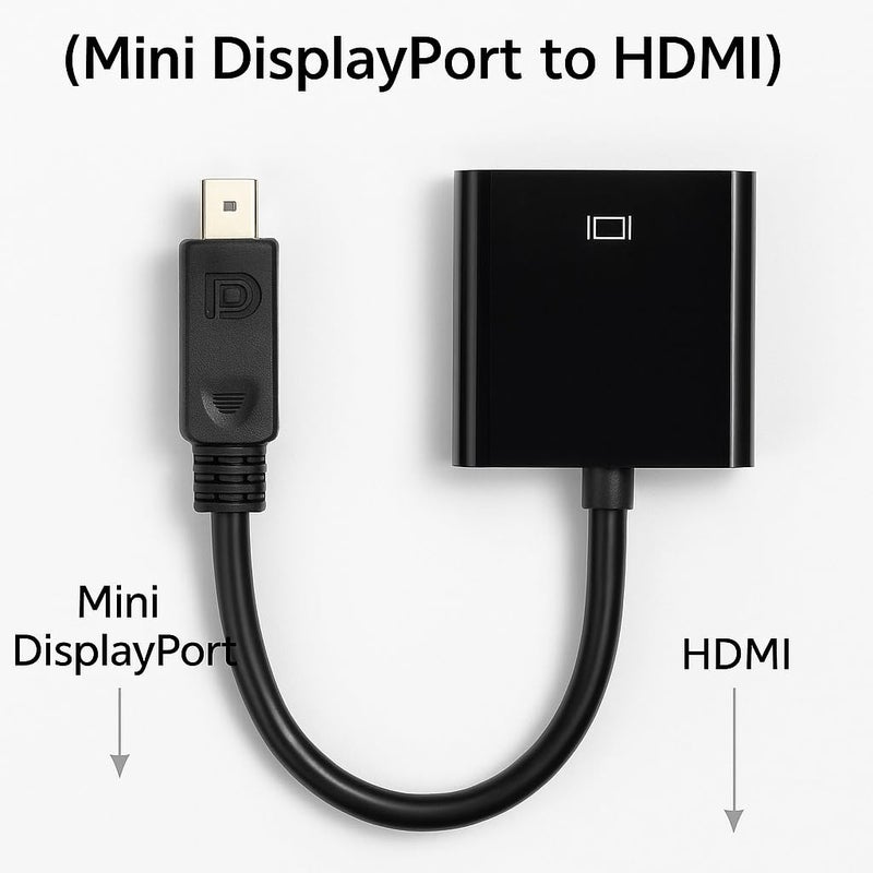Keendex KX 3024 Display Port (DP) to HDMI Converter Cable Video Audio Adapter, 10CM - Black - Image 3