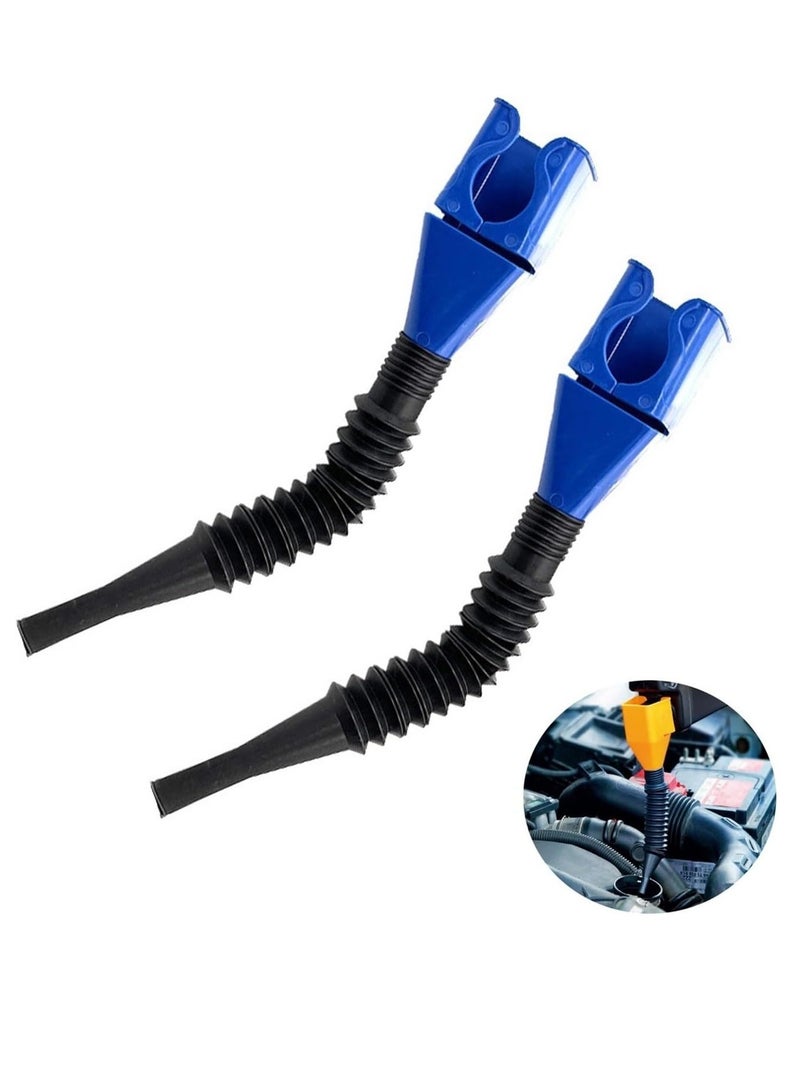 Bukela Retractable Auto Fuel Funnel, Funnels for Automotive Use, Flexible Draining Tool Snap Funnel Oil Funnel, Plastic Funnel, Oil Funnel for Oil Change for Cars & Motorcycles - Image 1