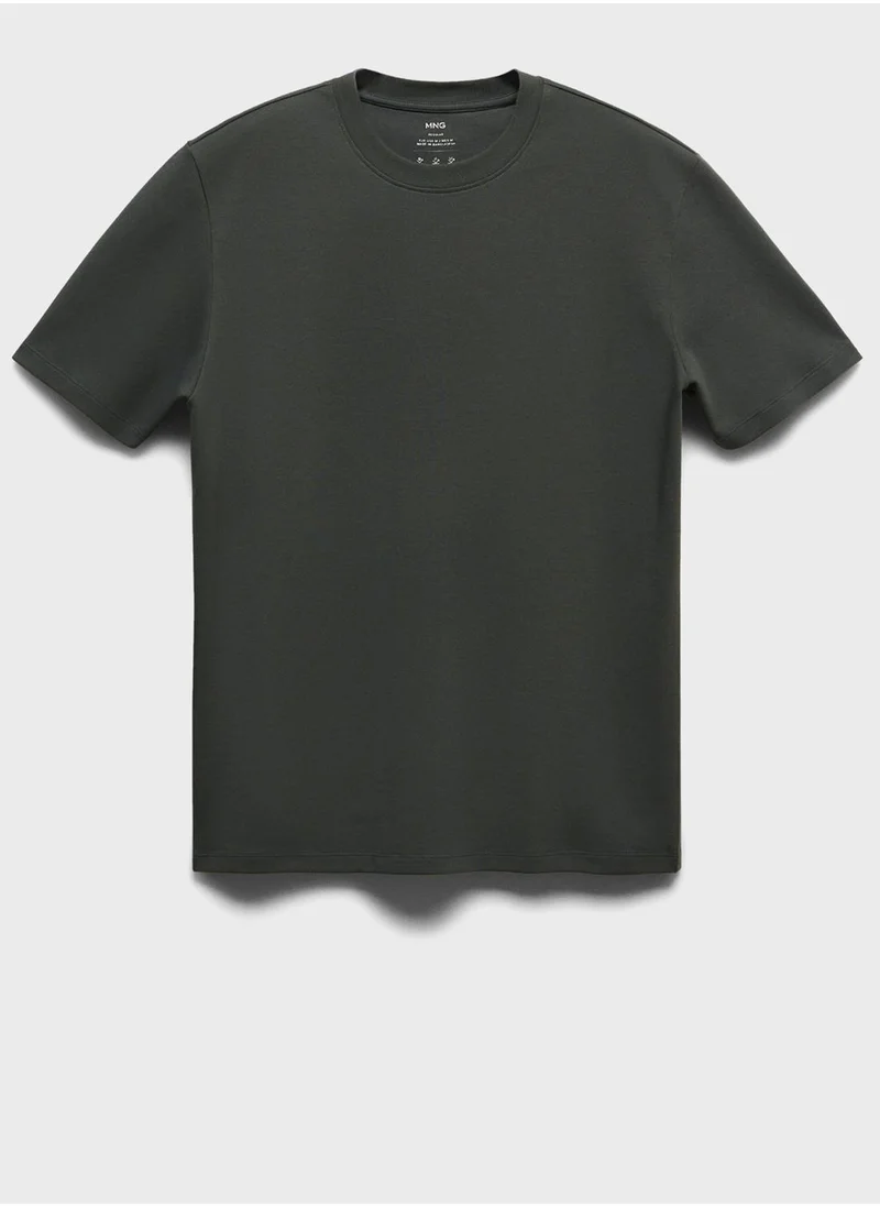 مانجو مان Essential Crew Neck T-Shirt