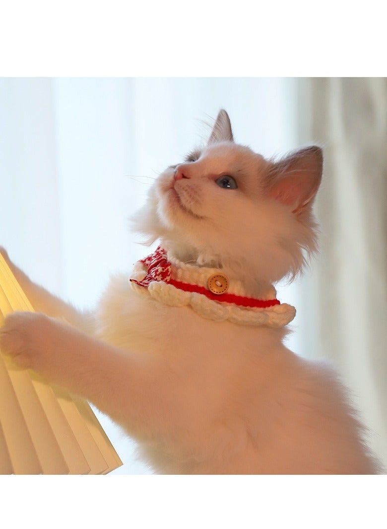 RTYY Cat Bandana Cats Bib，Kitten Cute Bow Collars Costume，Collars Suitable For Kittens And Puppies  - Image 3