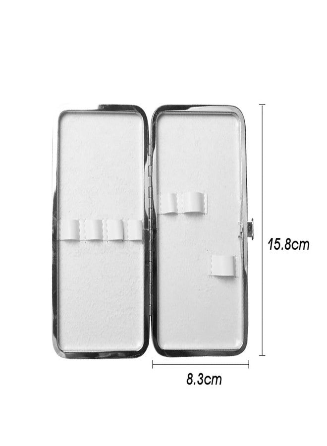 GSHLLO PU Leather Tweezer Storage Bag Eyelash Extension Tweezer Case Empty Tweezer Container Holder Lash Grafting Tweezer Pouch Tweezer Tool Pocket Pink - Image 3