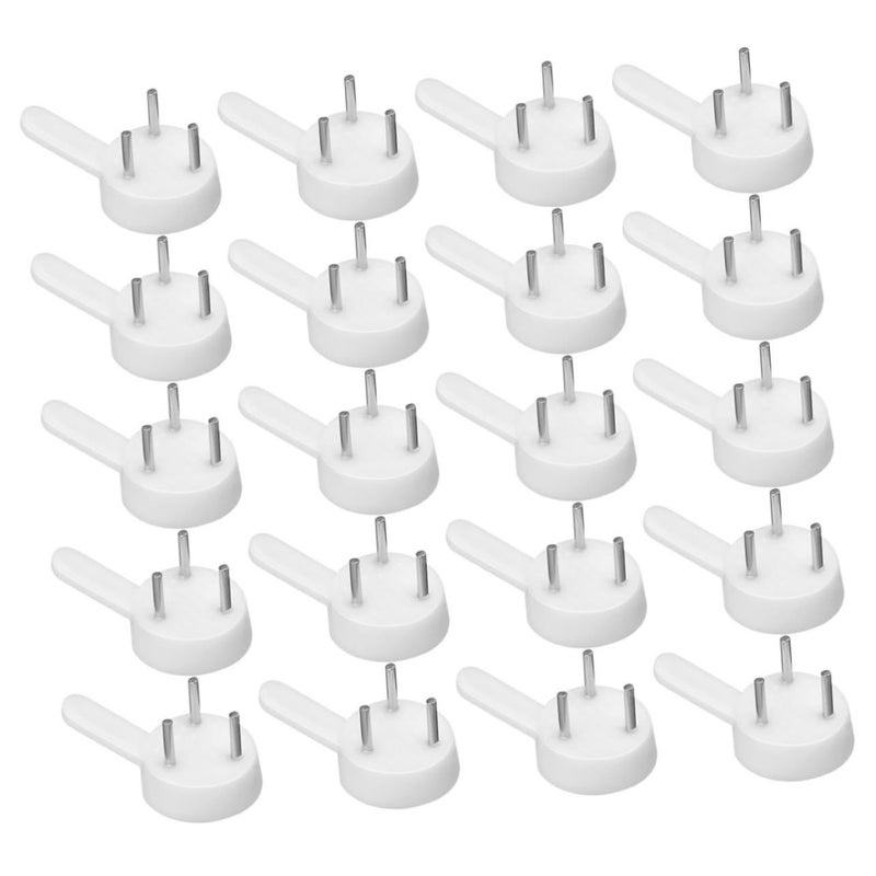 50 Whites Hangers for Damage Free Drywall Plaster Photo Frame - Image 2