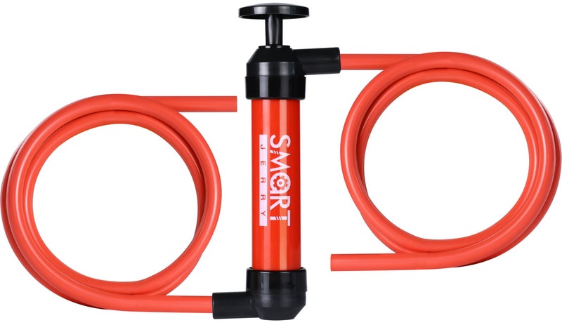 SMART JERRY  Fluid Transfer Pump Automotive Oil Transfer Pump Hand Pump Siphon MultiUse Hand Fuel Pump for Gas Oil and Liquids RV Antifreeze Pump Kit Siphon Pump for Fish Tank Lawn Mower Pump