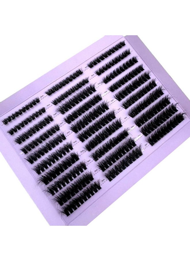 HBZGTLAD - Fluffy Cluster Lashes 40D60D80D100D120D Natural Thick Eyelash Clusters D Curl Individual Lashes Diy Eyelashes Extension (300Pcs60D80D100D) - Image 1