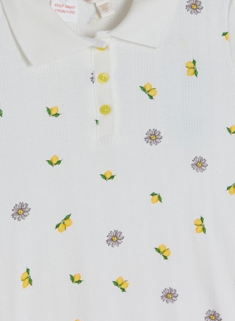 GUESS Youth Printed Short Sleeve Mini Dress - Image 3