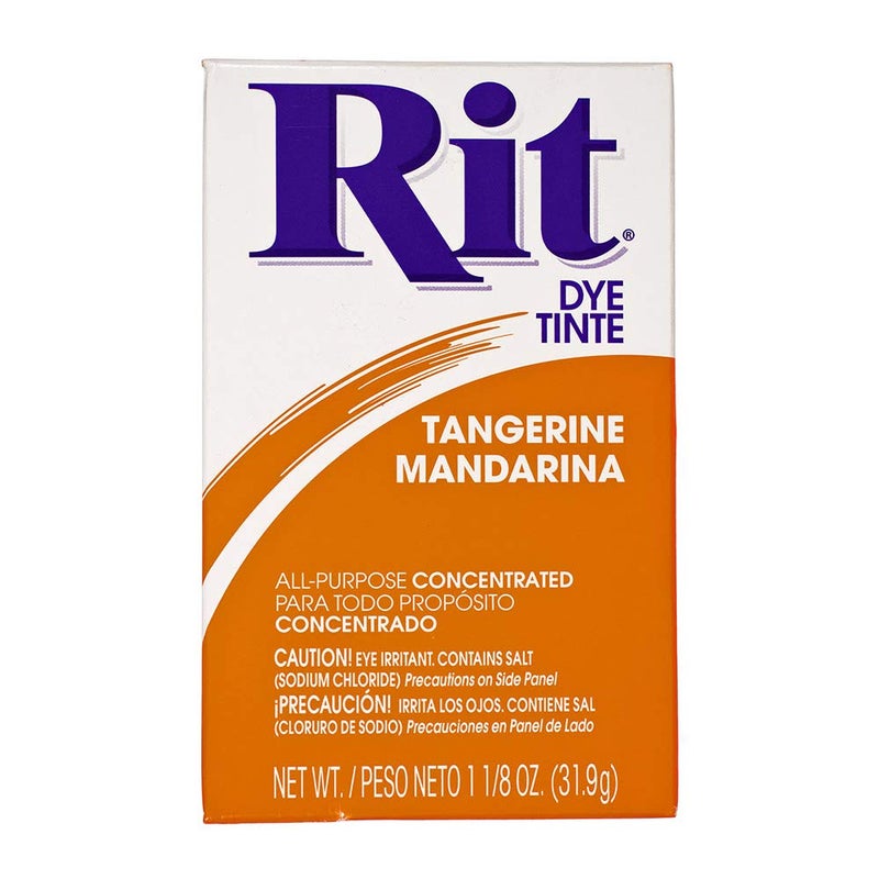 RIT All Purpose Concentrated Rit Dye Powder Single Pack for Clothing, DÃ©cor, and Crafts â€“ Tangerine - Image 1