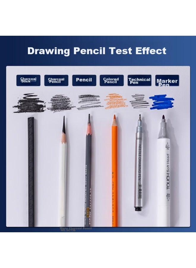 CANSON ورق كانسون للرسم، 8K بنسيج متوسط-خشن، ورق رسم مزدوج الوجه، رسم بالأقلام الملونة، رسم فني، ورق مرسوم باليد، صحيفة مكتوبة بخط اليد، 8K 160G، 20 ورقة، رسم تخطيطي، رسم بالأقلام الماركر - Image 2