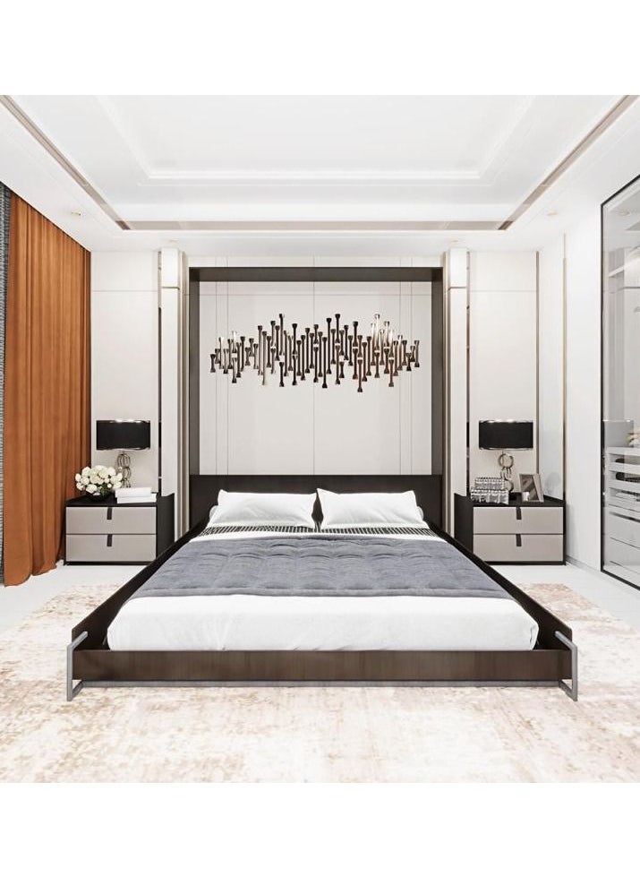 QP - qp Murphy Wall Bed Queen Size Space Saving Foldable Multipurpose Guest Room Bedroom Heavy Duty with Professional Installation, Mattress not included - Image 1