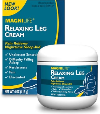 MagniLife Relaxing Leg Cream, Deep Penetrating Topical for Pain and Restless Leg Syndrome Relief, Naturally Soothe Cramping, Discomfort, and Tossing with Lavender and Magnesium - 4oz - pzsku/Z2B16D994311F52D26953Z/45/_/1744284428/b5b5a6ce-10e3-4055-86c1-f68e14d72abb