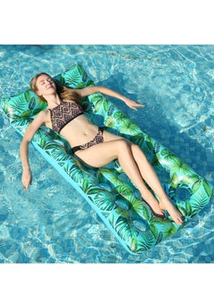 قابل للنفخ حمام سباحة عائمة رافعة للكبار Floaties كبيرة مساند الرأس حامل كأس التبريد الصيف السباحة العائمة حصيرة, تسنين حمام سباحة عائمة مع مساند الرأس, حمام سباحة رافعة كراسي حمام سباحة قابل للنفخ