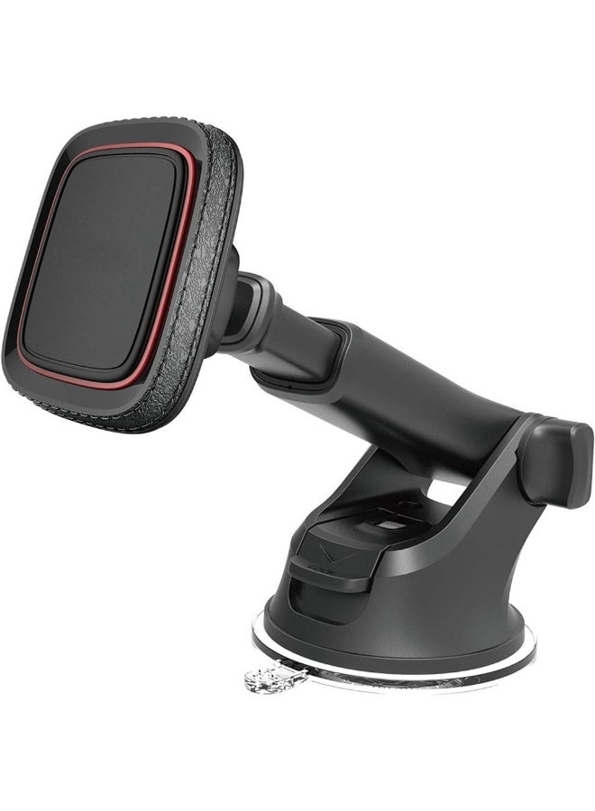 Car Phone Holder Magnetic Universal Car Mount Phone Holder For Dashboard Car Magnetic Phone Mount 6 Strong Magnets For All Cell Phones - Image 1