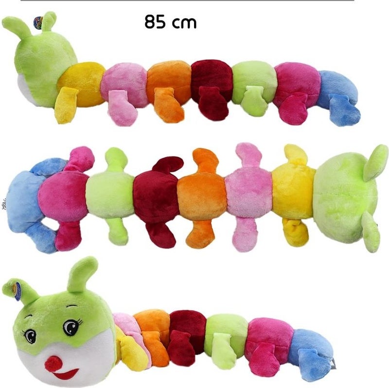 Toru Toys Torutoys Colorful Caterpillar Plush Toy 85 cm  - Image 2