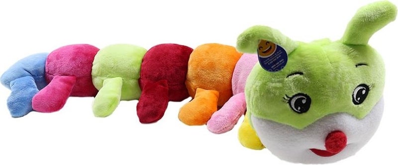Toru Toys Torutoys Colorful Caterpillar Plush Toy 85 cm  - Image 1
