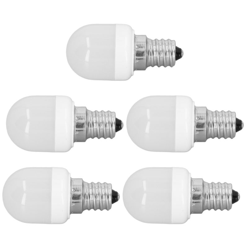 5pcs Light Bulbs E12 Thread Soft Light 1.5W 75LM LED Light Bulbs for Desk Lamp Ceiling Fan Lamp Wall Lamp AC220V White Light 3000K - Image 2