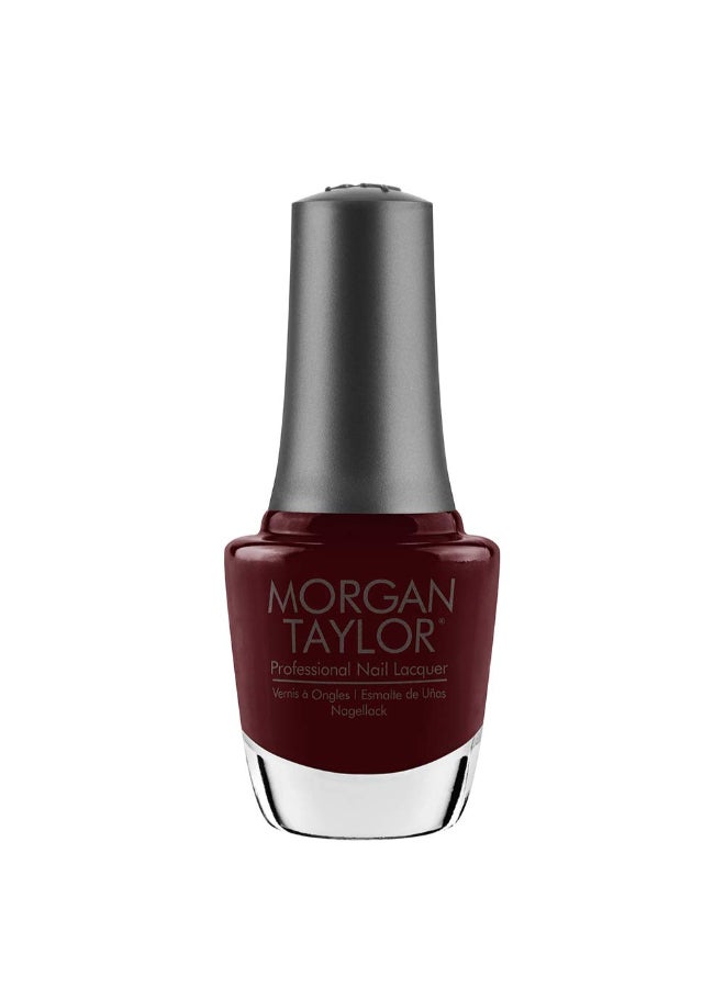 Morgan Taylor Nail Lacquer A Touch Of Sass Dark Red Professional Lacquer Vibrant ChipResistant FastDrying LongLasting HighShine Perfect for Manicures Pedicure 05 ounce - Image 2