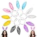 YUJUN 6PCS Plush Bunny Ears Headband Easter MultiColor Cute Rabbits Ears Hairbands for Easter Kids Game and Easter Party Favors - Image 2