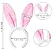 YUJUN 6PCS Plush Bunny Ears Headband Easter MultiColor Cute Rabbits Ears Hairbands for Easter Kids Game and Easter Party Favors - Image 4