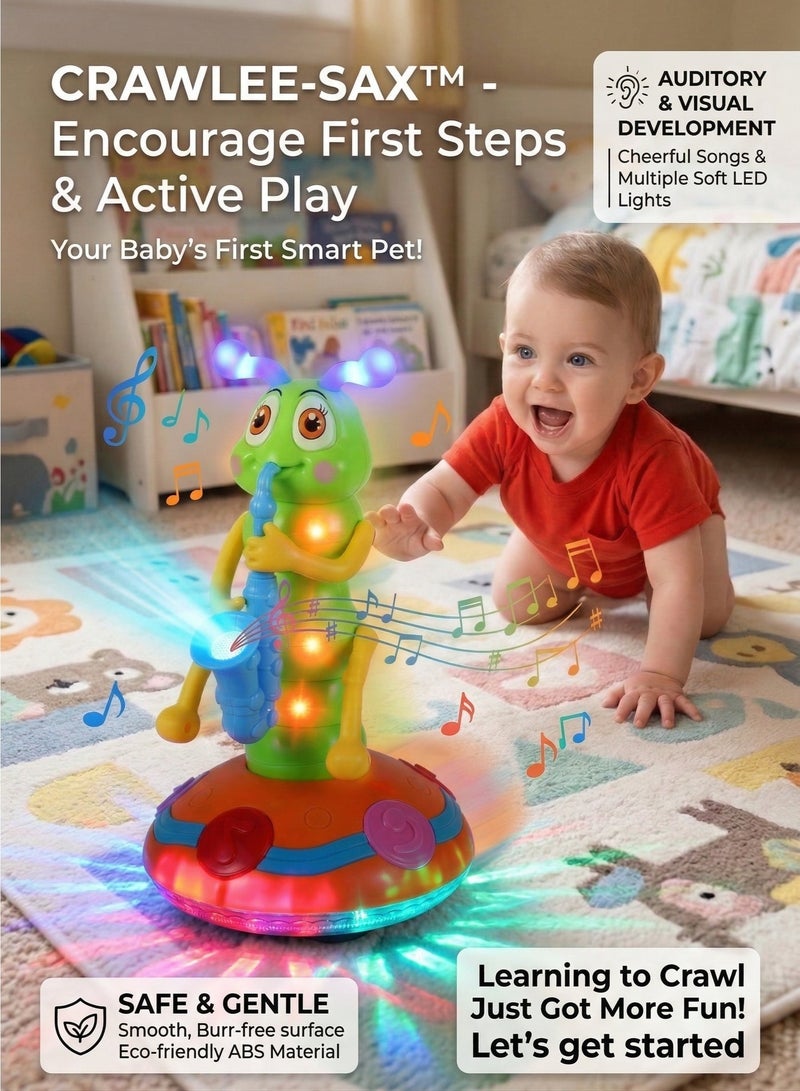 Dancing Baby Toys 6 to 12 Months, Musical, Light up, Spinning,Swing,Dance and Go Caterpillar Baby Toys, Interactive Light-up Gifts Baby Boy Toys for 1 2 3 4 5 Year Old Girls Kids - Image 4