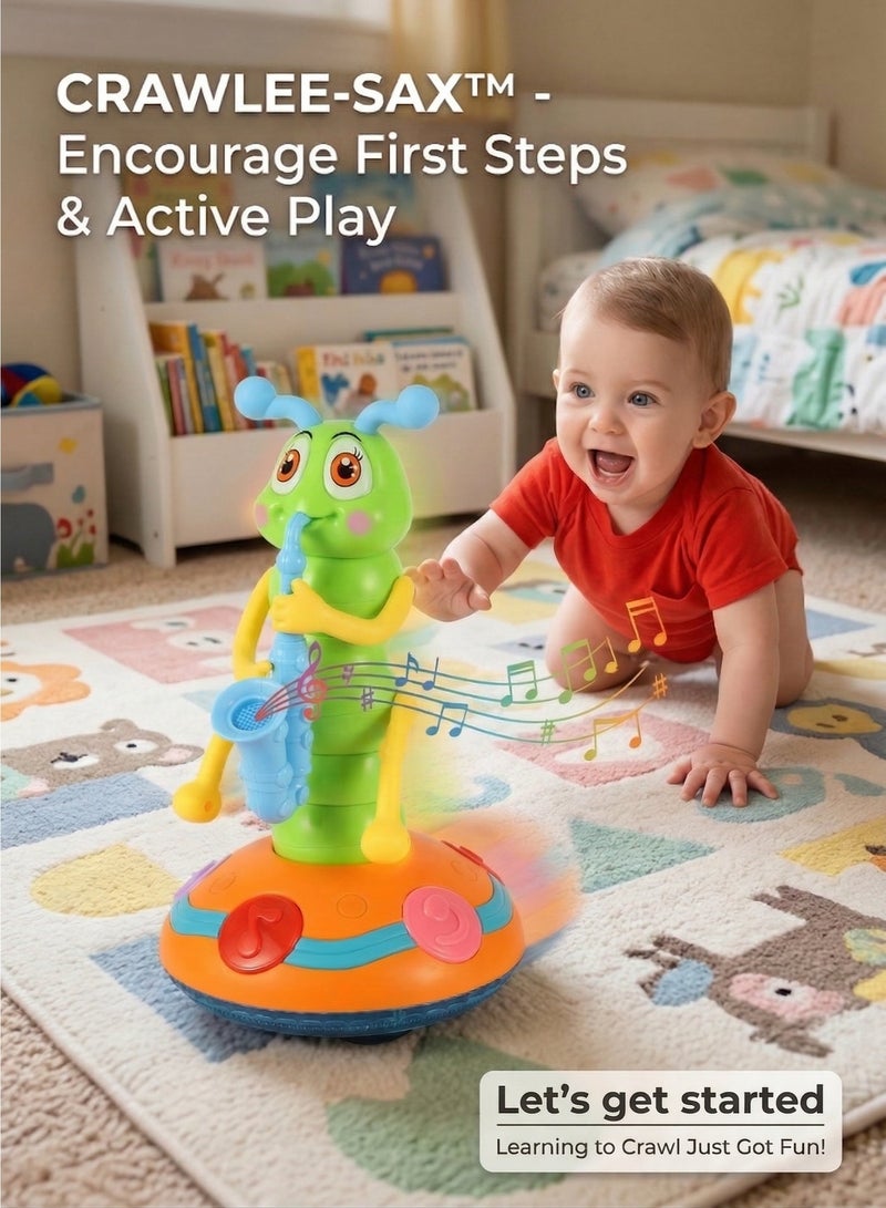 Dancing Baby Toys 6 to 12 Months, Musical, Light up, Spinning,Swing,Dance and Go Caterpillar Baby Toys, Interactive Light-up Gifts Baby Boy Toys for 1 2 3 4 5 Year Old Girls Kids - Image 1
