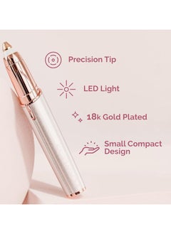 SUPREMIUM Eyebrow Hair Remover for Women, USB Rechargeable Facial Hair Trimmer, Painless Eyebrow Shaver, Lipstick-Style Waterproof Hair Remover for Eyebrows, Lips, Chin, Face, and Body - Instant Resul  - Image 2