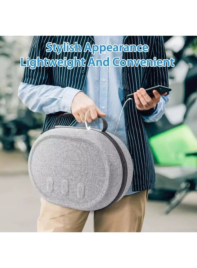AuliceVerse Travel Case for Oculus Quest 3/2 – Water-Resistant EVA Hard Shell, Shockproof & Portable, Fits Headset, Controllers & Accessories - Image 4