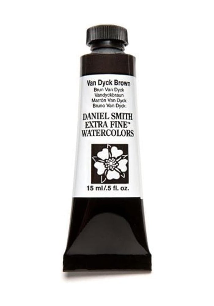DANIEL SMITH Extra Fine Watercolor - Van Dyke Brown, 15ml Tube - Image 1