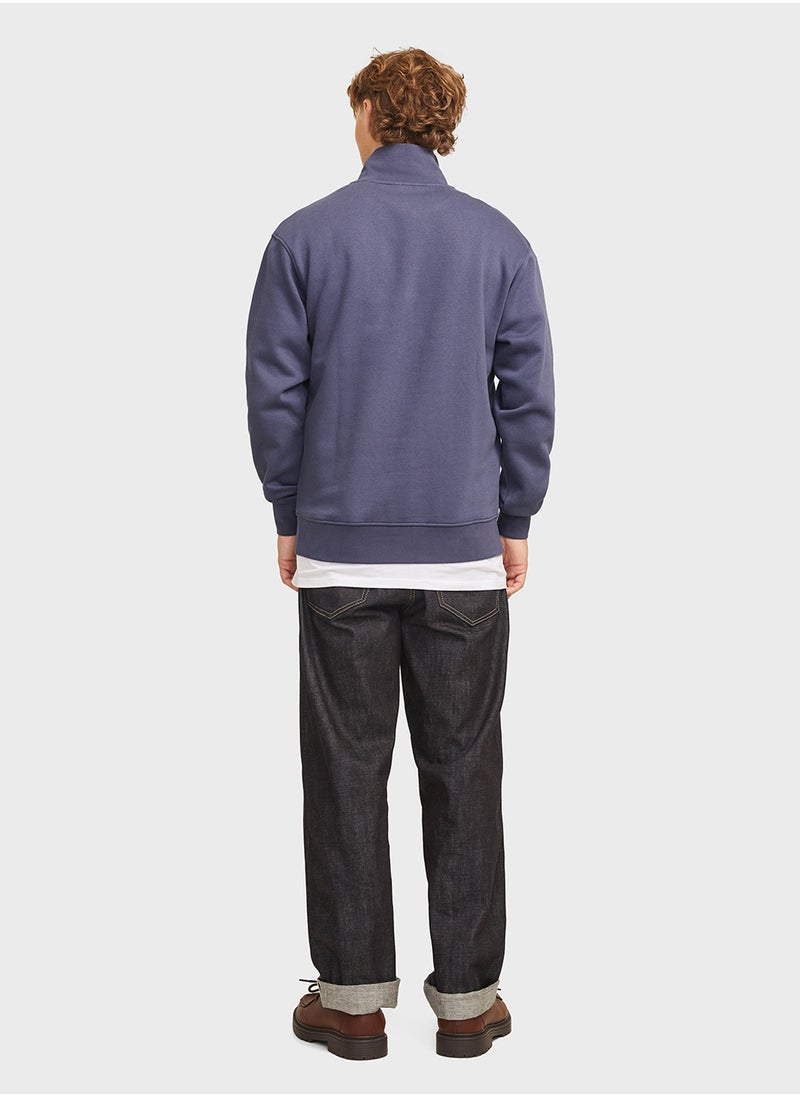 JACK & JONES - Quarter Zip Knitted Sweater - Image 1