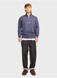 JACK & JONES Quarter Zip Knitted Sweater  - Image 4