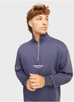 JACK & JONES Quarter Zip Knitted Sweater  - Image 3