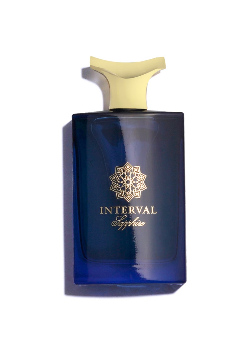 AMD Perfumes Interval Sapphire By AMD Perfumes Men and Women Fragrance EDP 100ml  - Image 1