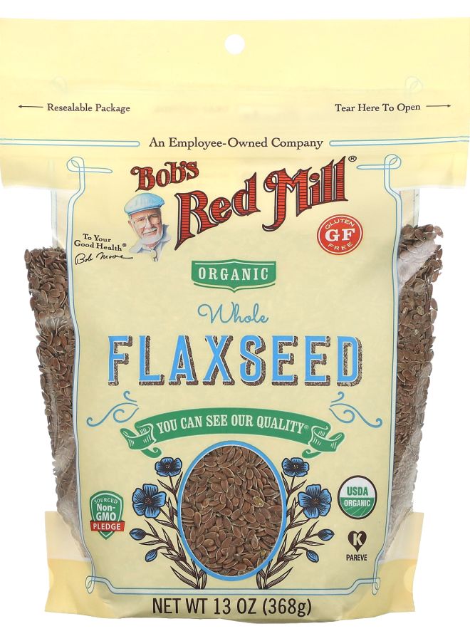 Bob's Red Mill Organic Whole Flaxseed 13 oz (368 g)